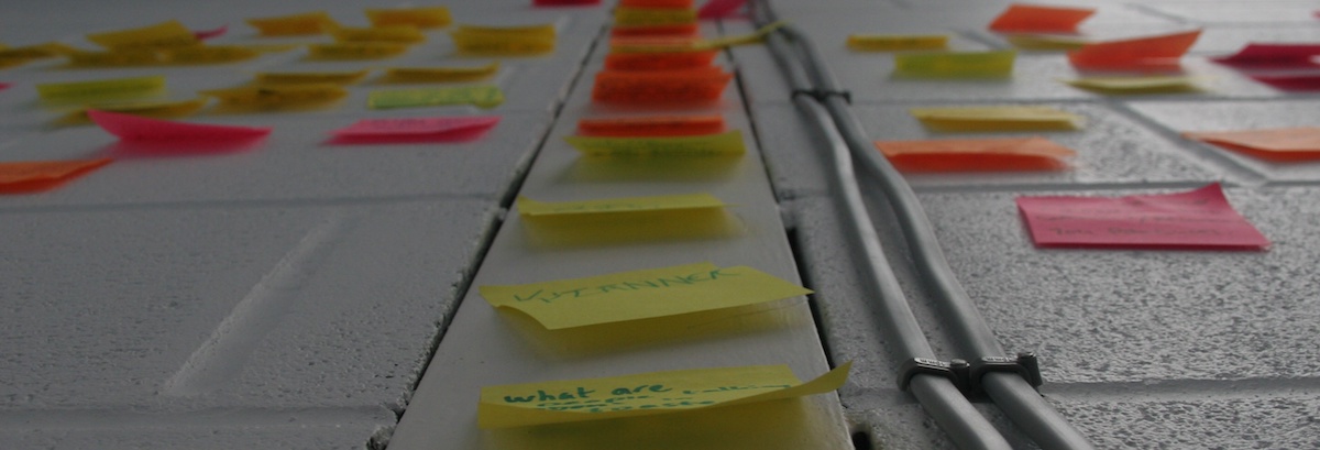 Post-its. Photo by Mark Norman Francis.